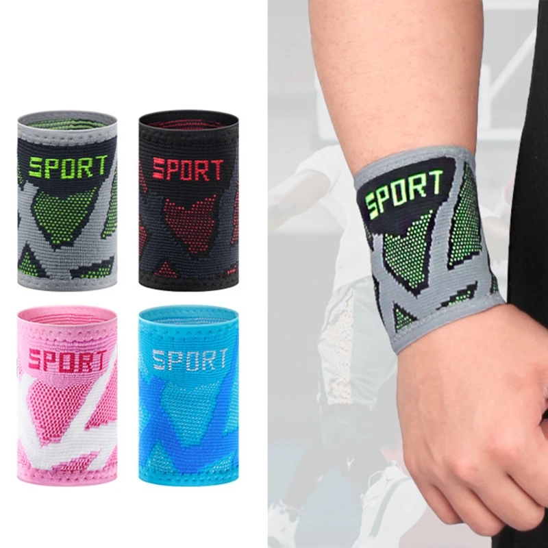 

1 шт. спортивный наружный трикотажный наручный браслет наручный ремешок для баскетбола фитнеса тяжелой атлетики поддержка запястья бандаж ...