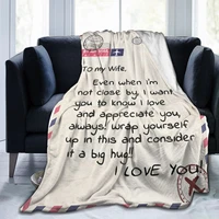 ultra soft micro fleece blanket there are letters on the blanket for my daughter 5d prints on the blanket home textiles dream