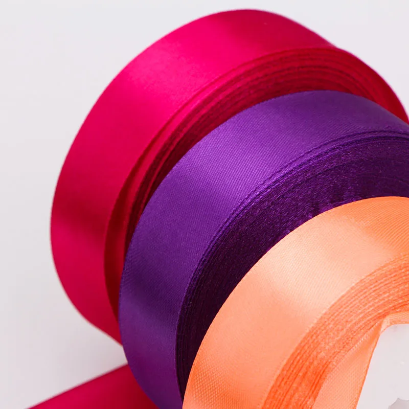 1 &quot22 метра 25 мм шелковая атласная лента ручной работы Подарочная обертка