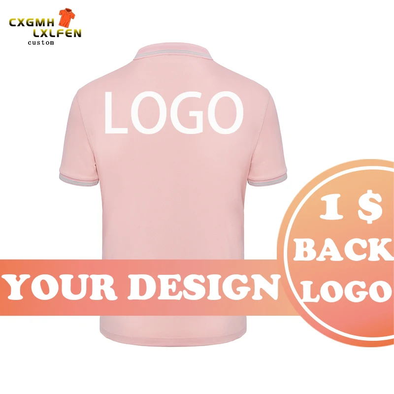 Летняя Новинка износостойкая рубашка поло для мужчин и женщин 7 цветов