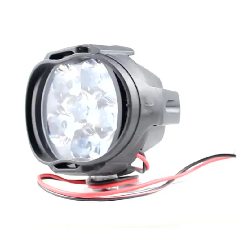 

2Pc Motorcycles Headlight 6500k White Super Bright 6 LED Working Spot Light Motorbike Fog Lamp 1200LM LED Scooters Spot