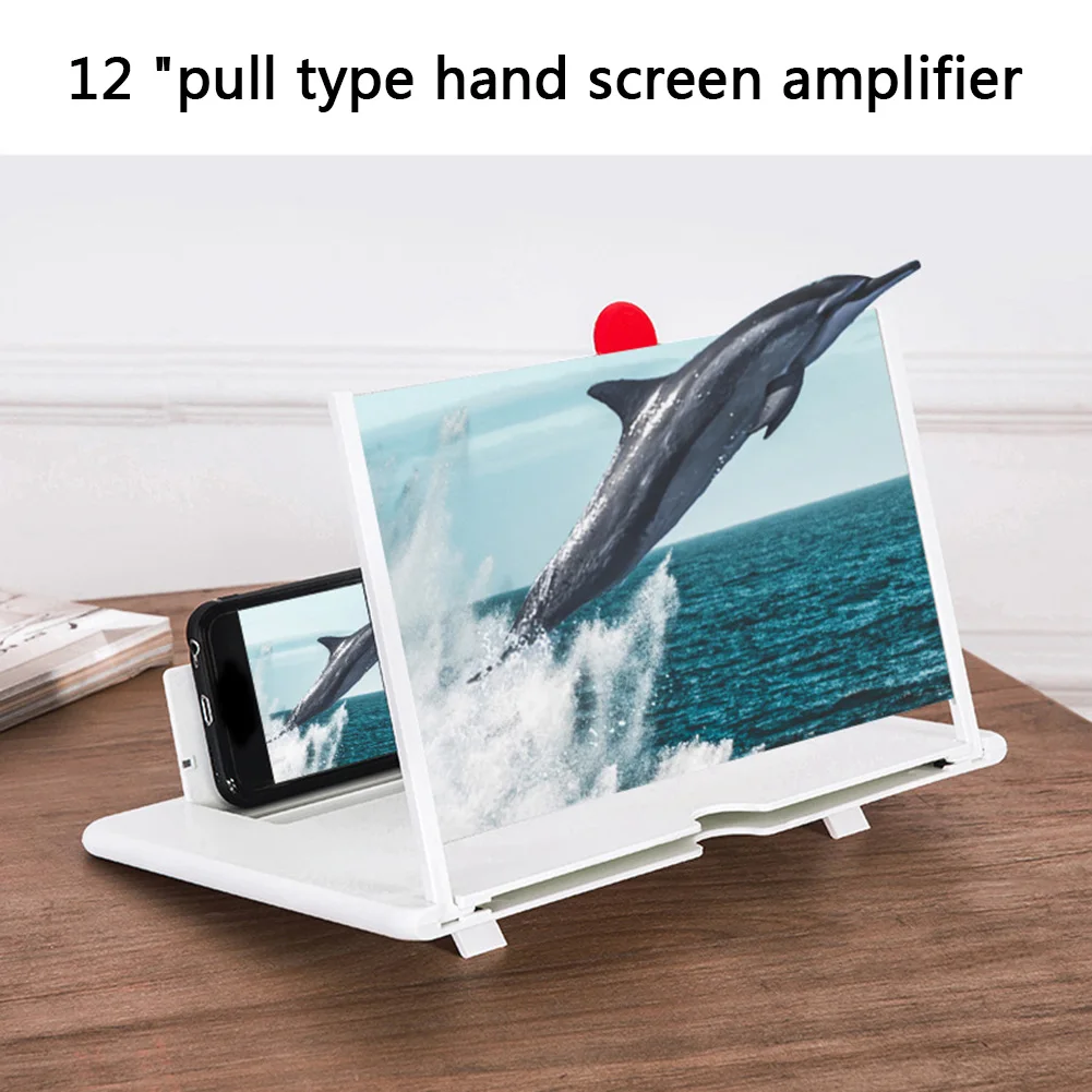 12 дюймов таблетка для сотового телефона увеличитель экрана увеличенные 3D
