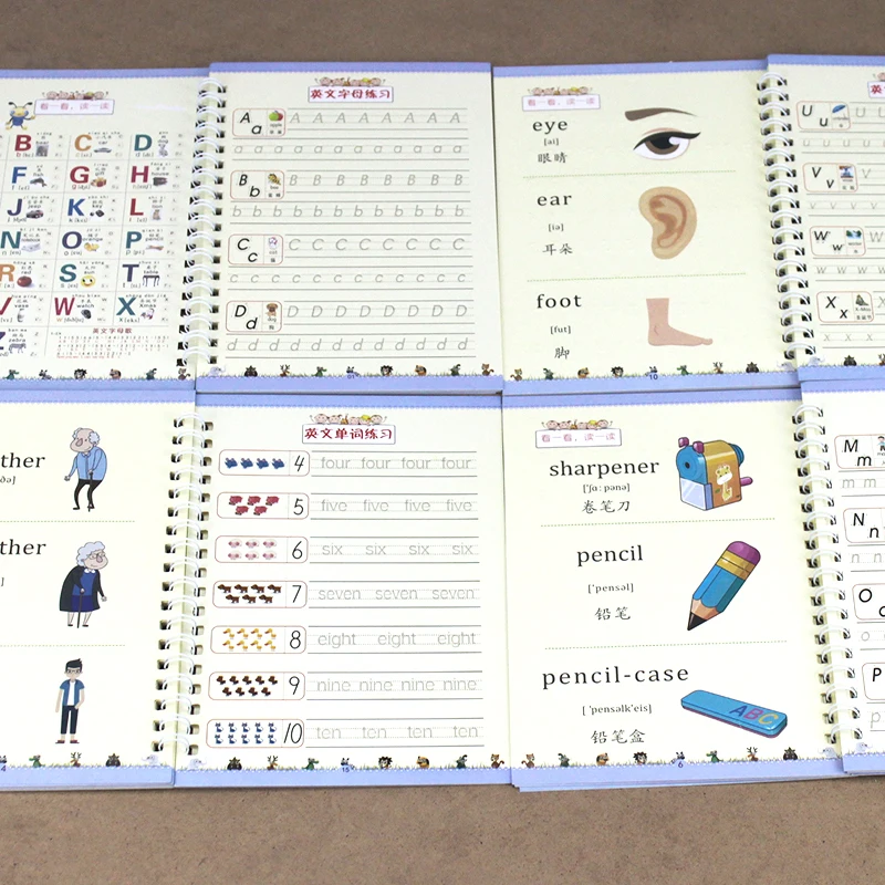 3 шт. тетрадь для обучения каллиграфии 26 букв алфавита|Развитие письменных