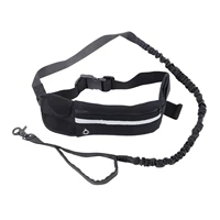 dog harness leash hands free pet leashes waist pocket dog leash walking belt bag dog leash dogs leads pet training favorable