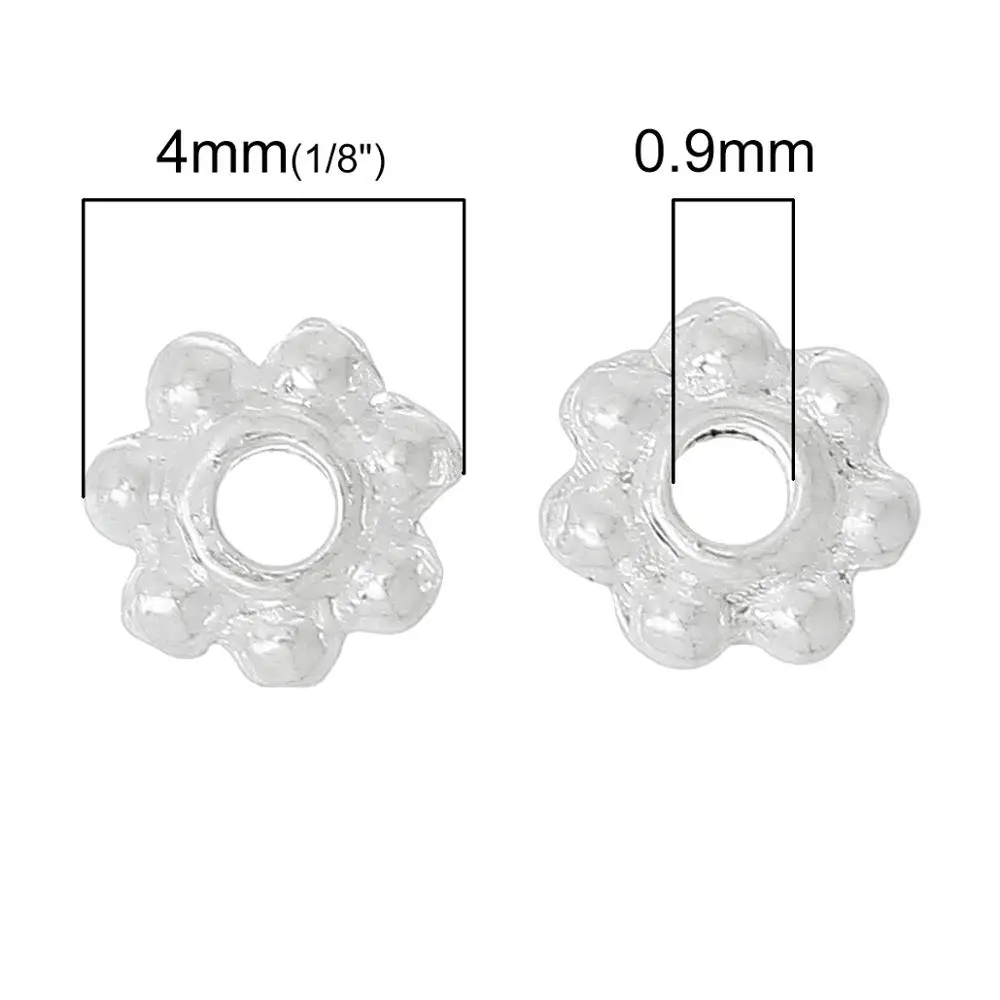 Бусины из цинкового металла-вставки сплава в виде цветка золотого цвета для