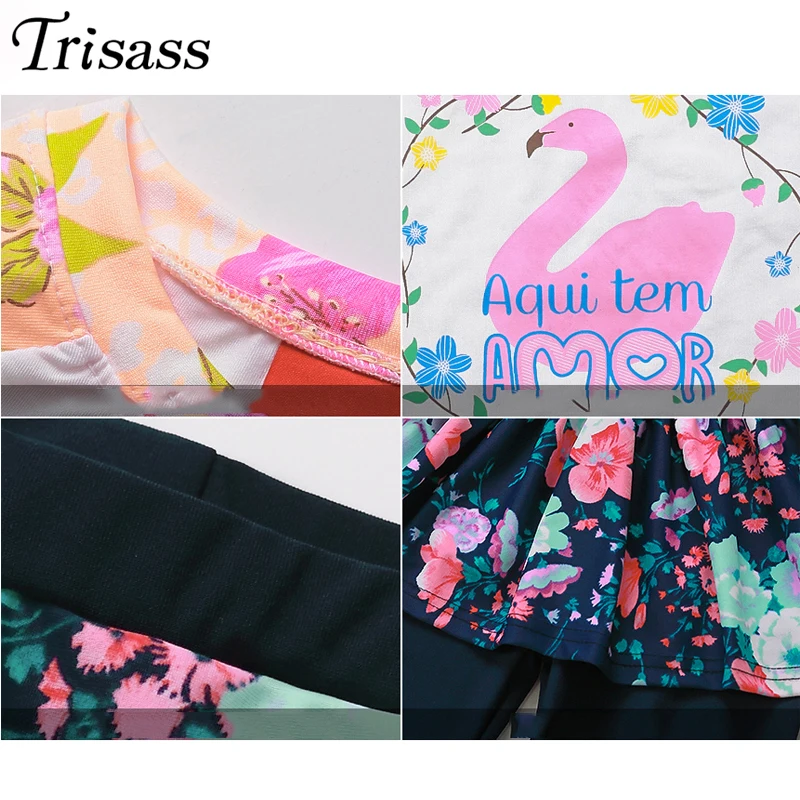 Trisass 2021 Новое поступление комплект бикини с красивой юбкой юбка принтом для