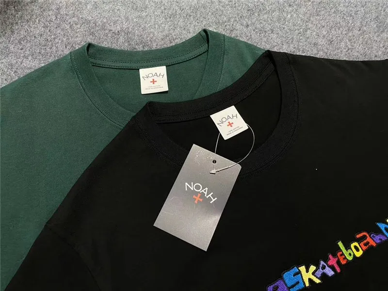 

1:1 Embroidery Noah Frog skateboard T Shirt Men Woman Top-Quality NOAH Top Tees T-shirts