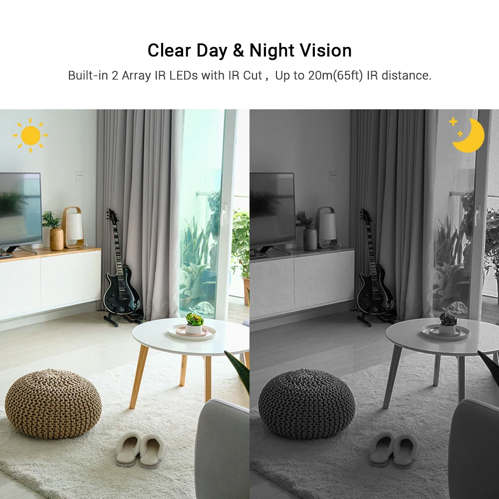 Беспроводная камера Hamrolte Wi Fi HD1080P Yoosee внутренняя Onvif ночное видение обнаружение