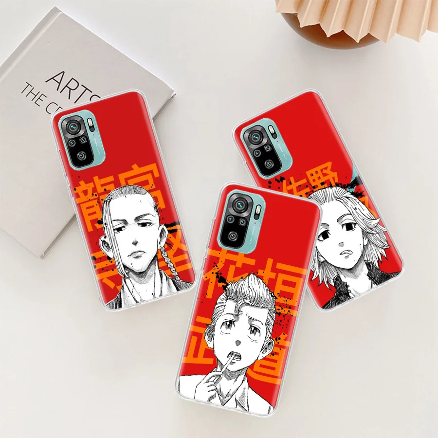 

Tokyo Revengers Phone Case For Xiaomi Redmi 10 Prime 10A 10C 10X 9A 9C 9T 8A 7A 6A 9 8 7 6 S2 K40 Pro K30 K20 Cover Case Soft Co