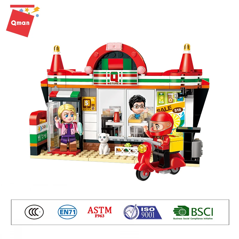 1133 уличный вид строительные блоки удобный магазин детский подарок обучающая