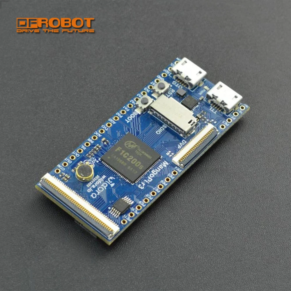 DFRobot MongoPi R3 Micro Dev Board F1C200S chip 420MHz 64MB DDR и MB Nand Flash support Linux Full Python|Демонстрационные