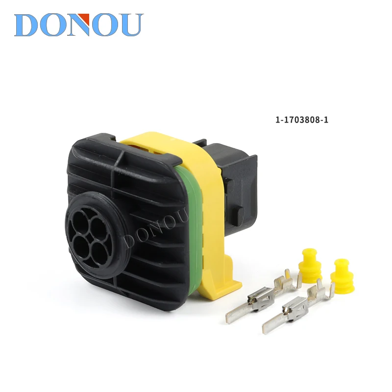 

1et TE type 4-hole new energy waterproof connector nitrogen oxygen sensor plug car wiring harness plug-in 1-1703808-1