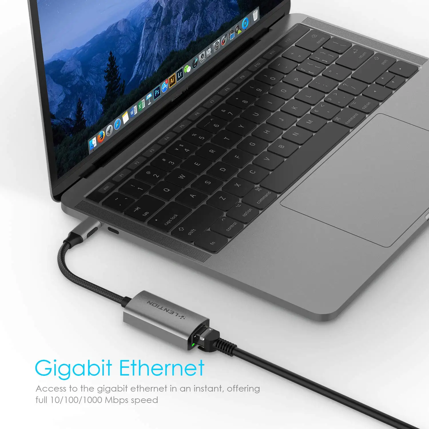 USB C к Gigabit Ethernet адаптер 1000 м RJ45 LAN сетевой совместимый MacBook Pro (Thunderbolt 3) 2018 iPad Pro/Mac