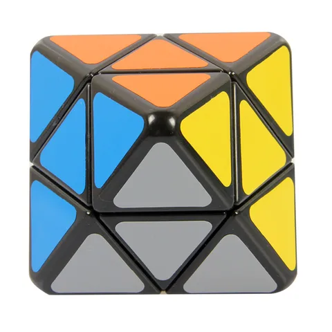 Четырехосевой октаэдрон Lanlan, черный/белый, волшебный твист, головоломка, Подарок, Идея, 4-осевой октаэдрон, магический куб