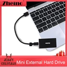 Zheino USB3.0 Внешний SSD 120 ГБ 240 ГБ 480 ГБ 128 ГБ 256 ГБ 512 Гб металлический чехол с внутренним твердотельным диском mSATA