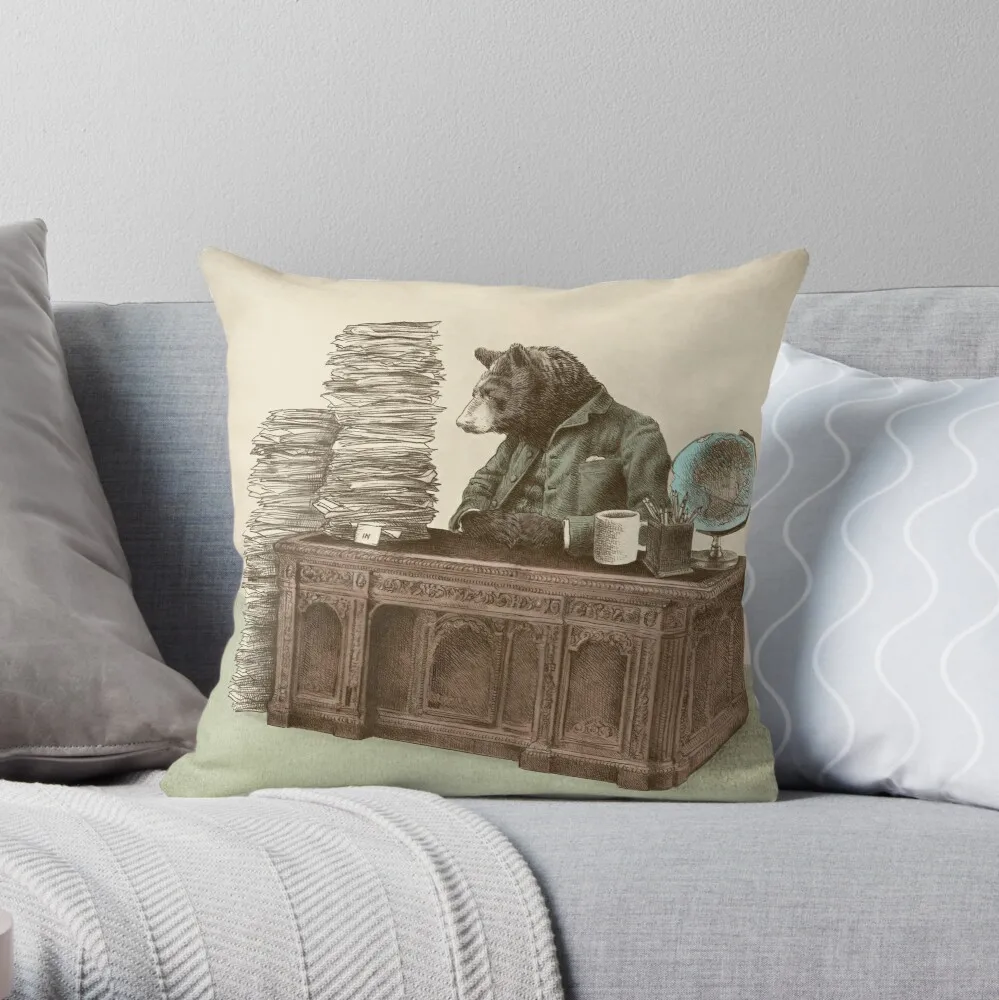 

Чехол для подушки Bearocrat, полиэстеровый чехол для дивана, домашний декор автомобильных сидений для гостиной, 45x45 см