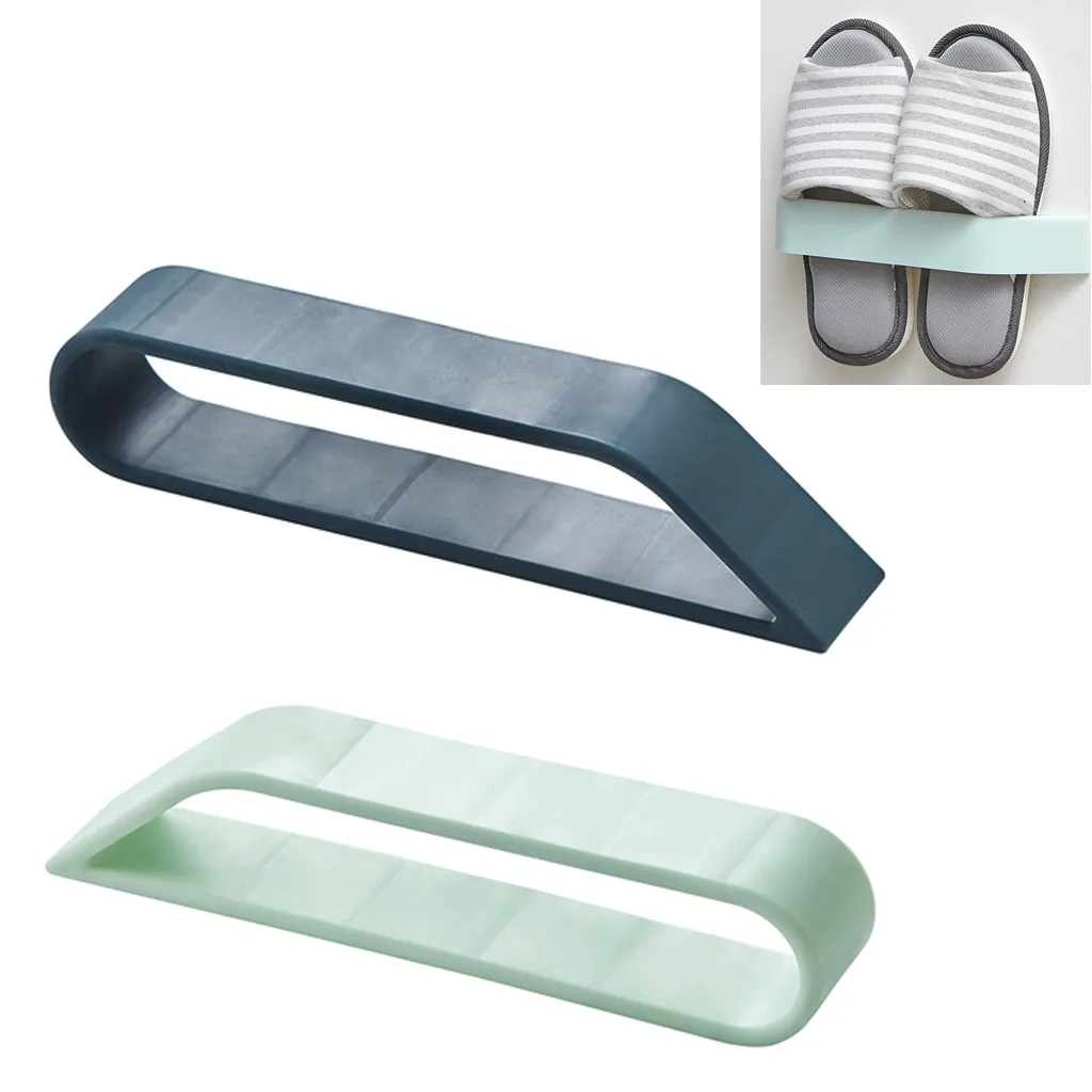 Полка для обуви Настенный Липкий Подвесной Держатель органайзер хранения