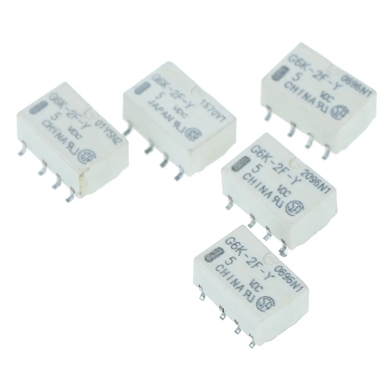5 шт. Dc 5 в Smd G6k-2f-y реле сигнала 8pin для Omron Реле горячий