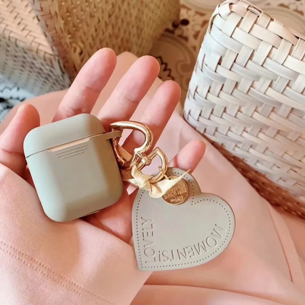 Чехол для наушников с Bluetooth для Airpods чехол s 1 2 Love украшение Мягкий силиконовый чехол для наушников для Apple Air Pods сумка для гарнитуры