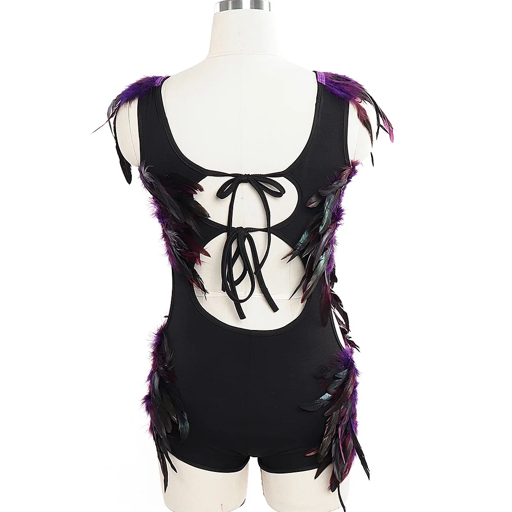 

Garter Bondage Erotic Sets Harajuku Sexy Leather Belt Harness Adjustable Adult Goth Set Bondage Lingerie feather Accessories