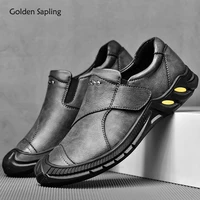 golden sapling stylish mens shoes retro design loafers husband casual flats moccasin man leisure shoe vintage classic moccasins