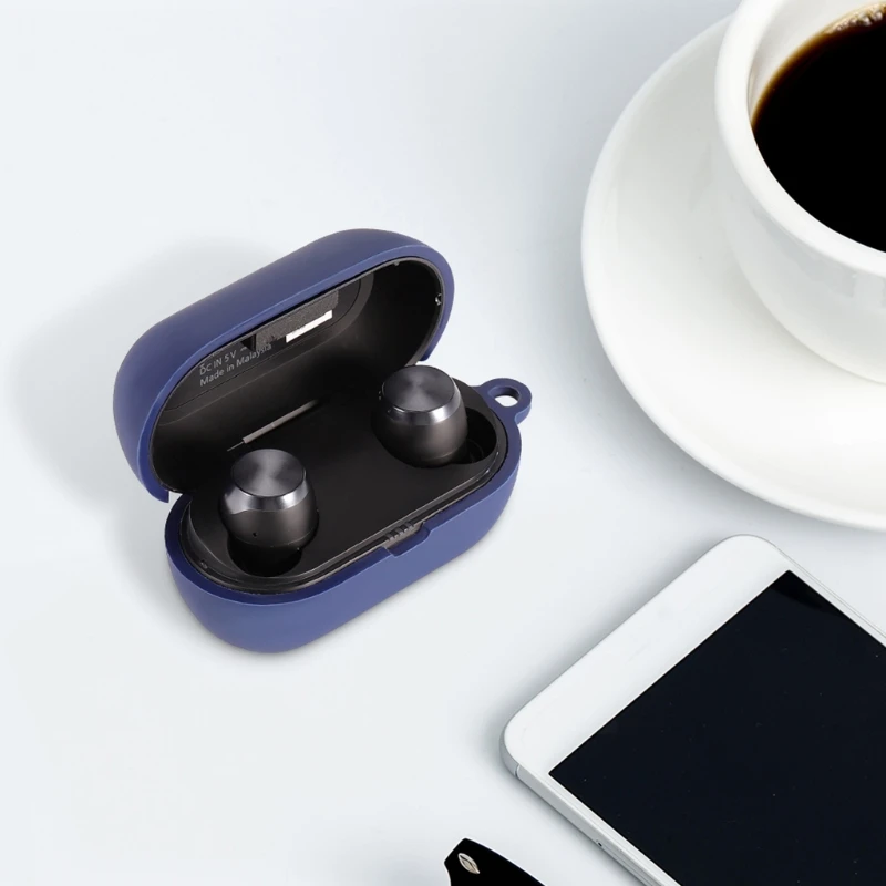 

Dust-proof Silicone Protective Cover Shell Anti-fall Earphone Case for-Technics EAH-AZ70W True Wireless Earbuds Accessories X6HB
