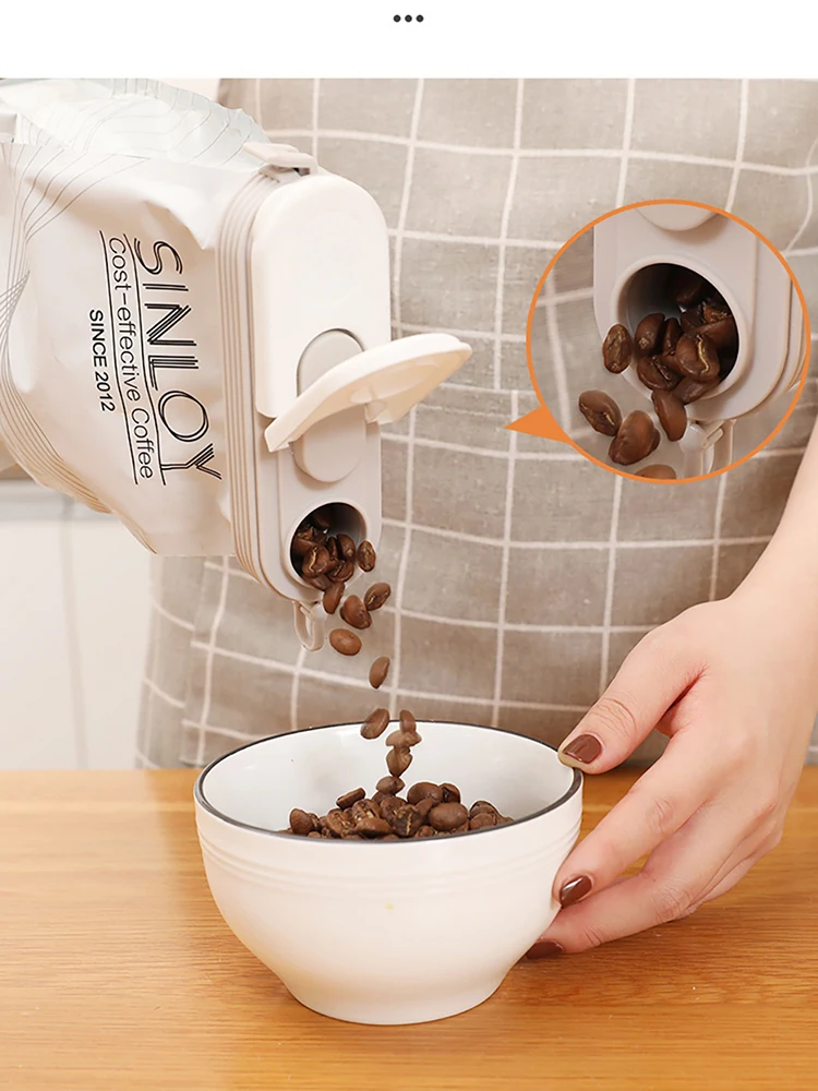 

1PC Double Opening Plastic Bag Seal Clip Food Clamp Storage Snack Sealing Portable Mini Sealing Machine Food Storage Bag Clip