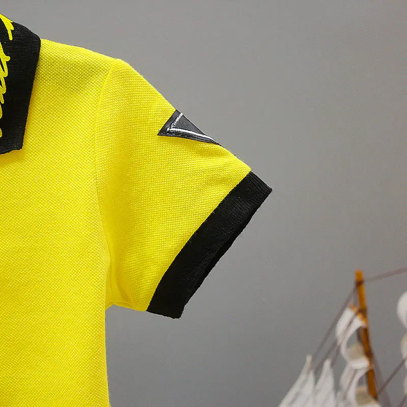 Новинка Лидер продаж брендовая одежда для мальчиков Детская летняя мультяшный