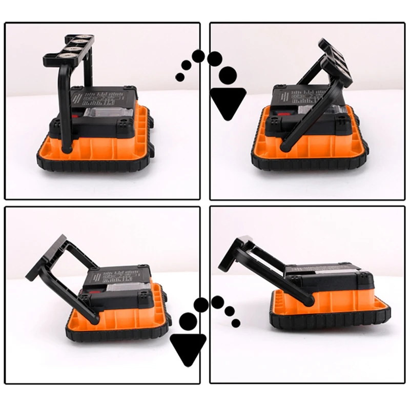 

Rechargeable Work Light COB LED Multimode Light, Waterproof Security Emergency Lights for Camping Flashing