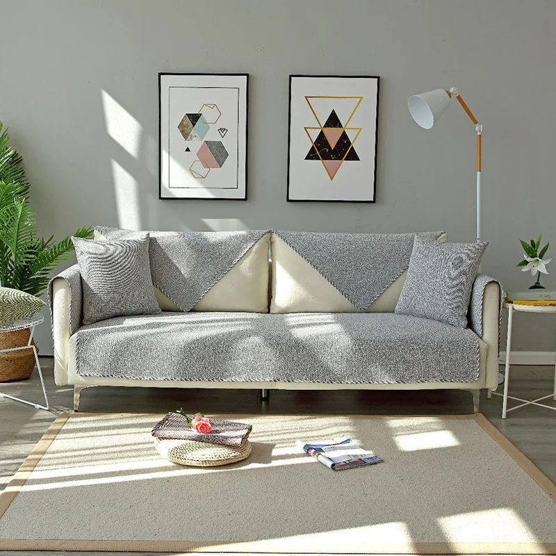 Современный домашний чехол для дивана из 100% хлопка коврик домашних животных