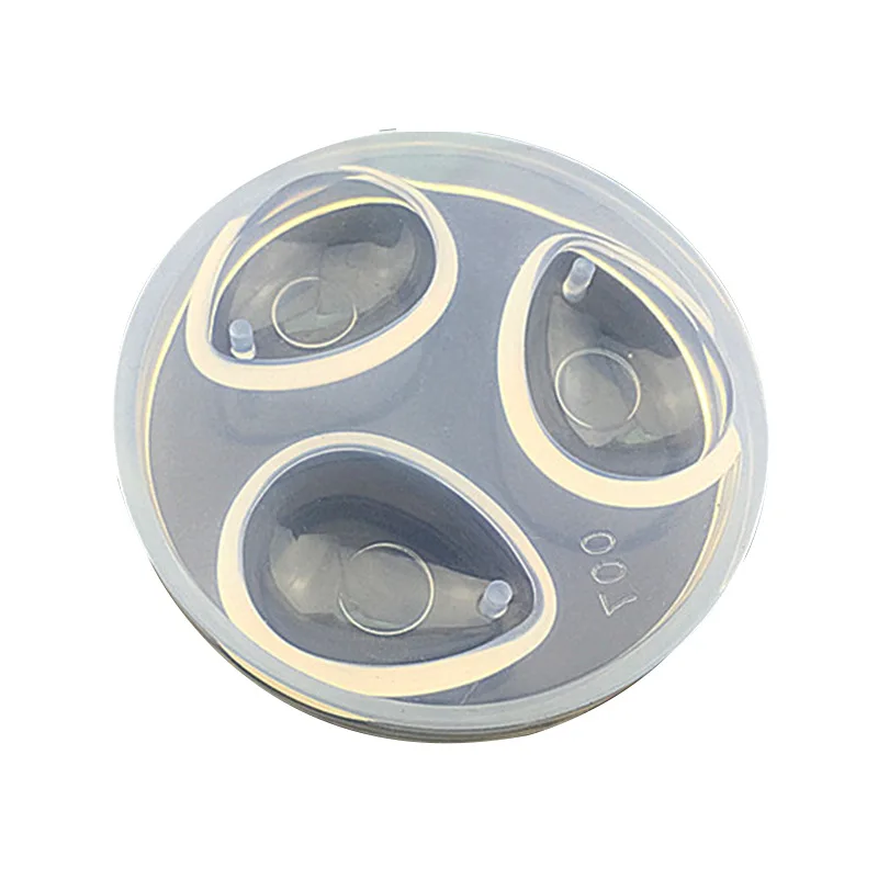 

Perforated water drop mold crystal epoxy resin mold diy silicone pendant mold