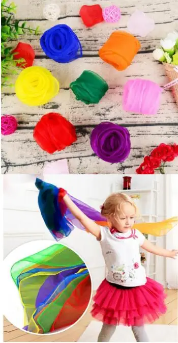 2020 Шелковый квадратный шарф женская мода 12 шт. Квадратные танцевальные шарфы для