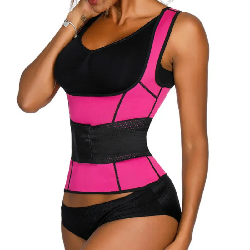 

2020 Neoprene Sauna Sweat Women Sleeveless Corset Slimming Shapewear Weight Loss Body Shaper Fitness Underwear