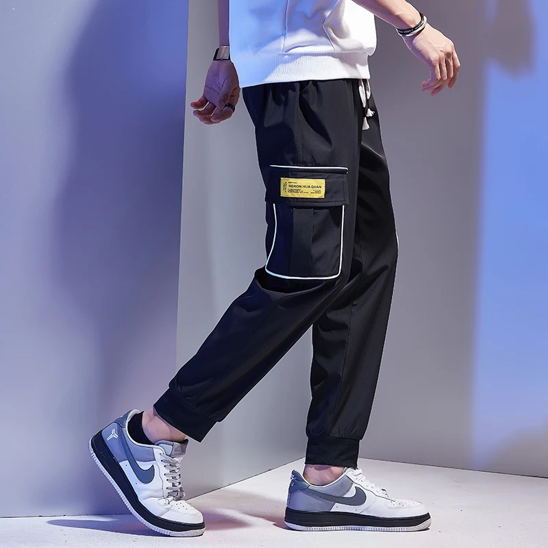 

2020 new pants men's casual sports loose pants calf pants fashion men's sportswear pants men sweat pants Sweatpants