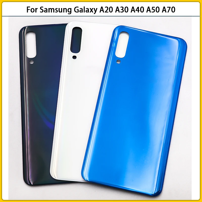 Пластиковая Задняя Крышка батарейного отсека для Samsung Galaxy A20 A30 A40 A50 A70 A205 A305 A405 A505