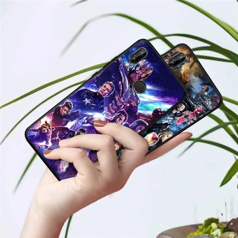Герои Marvel Человек-паук Железный человек для huawei mate 20 10 P30 P20 P10 P9 P8 Lite Pro P Smart Мягкий силиконовый чехол Etui