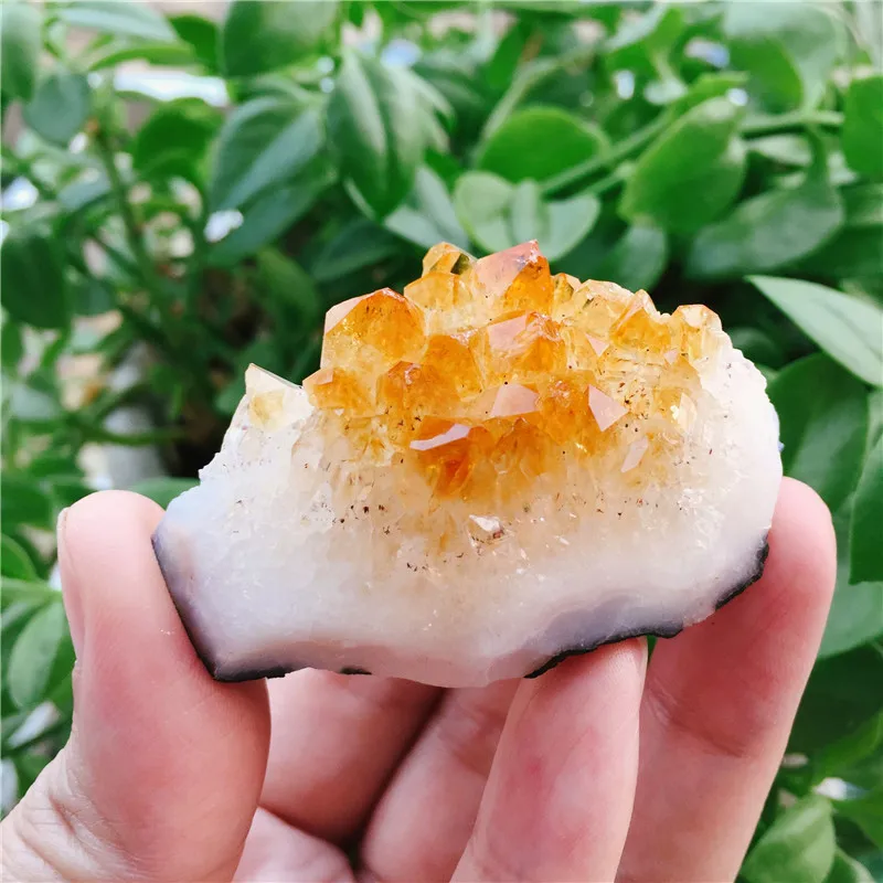 1 шт. натуральный цитрин кристалл искусственный камень минеральные камни|Камни| |