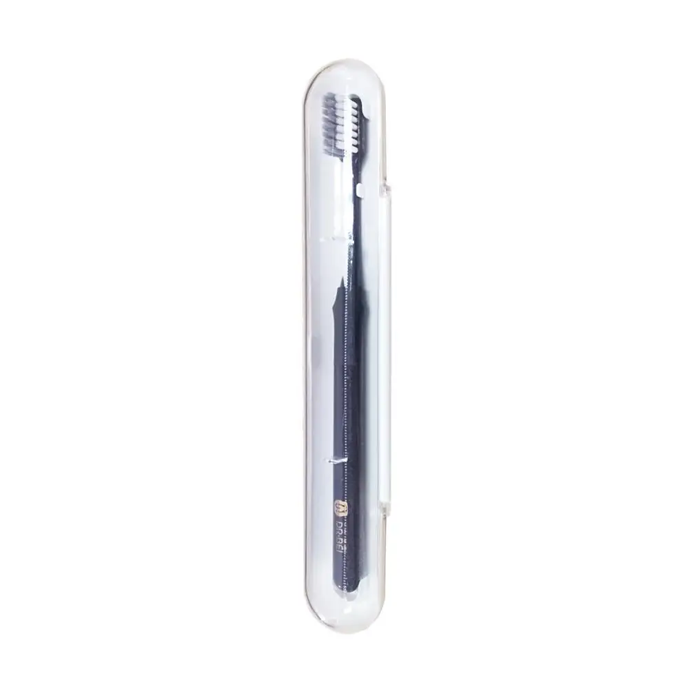 1 PCS Black Xiao mi Youpin 2 цвета доктор B зуб лучше mi шунт щеток пара бамбуковая зубная щетка портативная зубная щетка для хранения с походная коробка - Цвет: 1 PCS Black