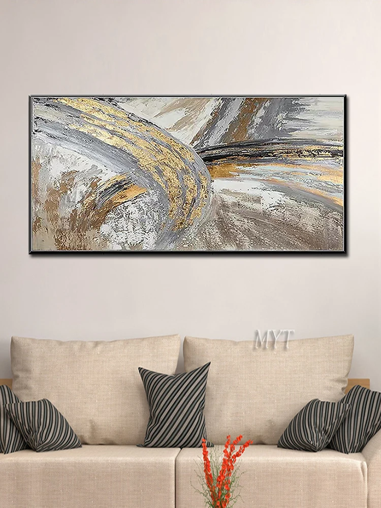 100% нарисованные картинки Картины глоден цвет масло Современная Абстрактная