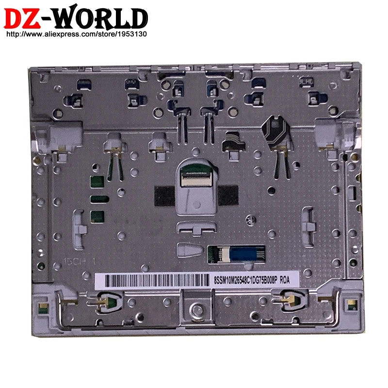 Новый оригинальный серебристый кликер коврик для мыши с тремя клавишами Тачпад