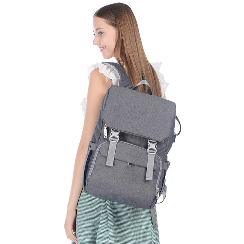 

New 2020 Diaper Bag Waterproof Oxford Large Capacity Travel Backpack Maternity Baby Bag For & Mom Dad Charge With Backpack USB