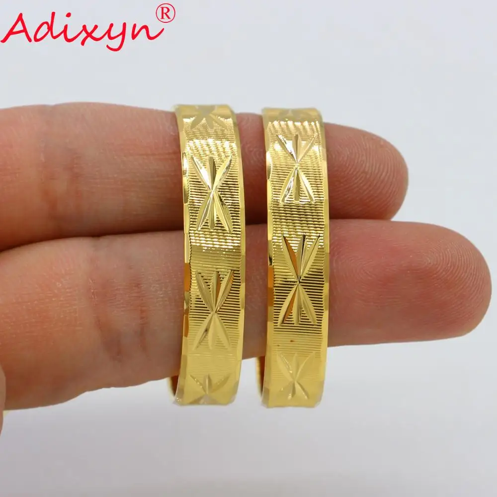 Adixyn 2 шт круглый шар классические маленькие браслеты для малышей/девочек/детский браслет подарки на день рождения ювелирные изделия N080811