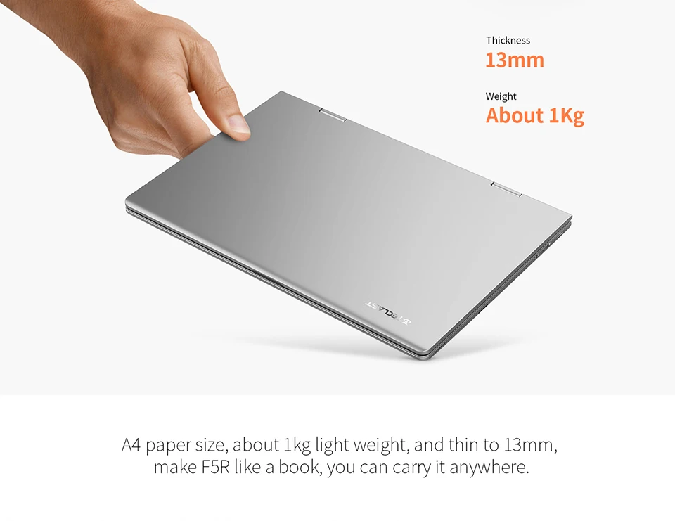 Ноутбук Teclast F5R 11,6 дюймов ОС Windows 10 Intel APOLLO LAKE N3450 четырехъядерный процессор 1,1 ГГц 8 Гб ОЗУ 256 ГБ SSD сенсорный экран HDMI