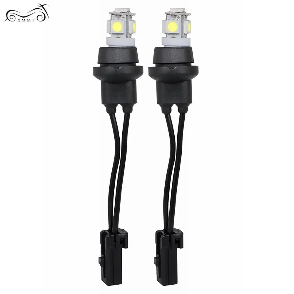 Мотоцикл крыло Белый светодиодный наконечник светильник полоски для Harley Electra Road