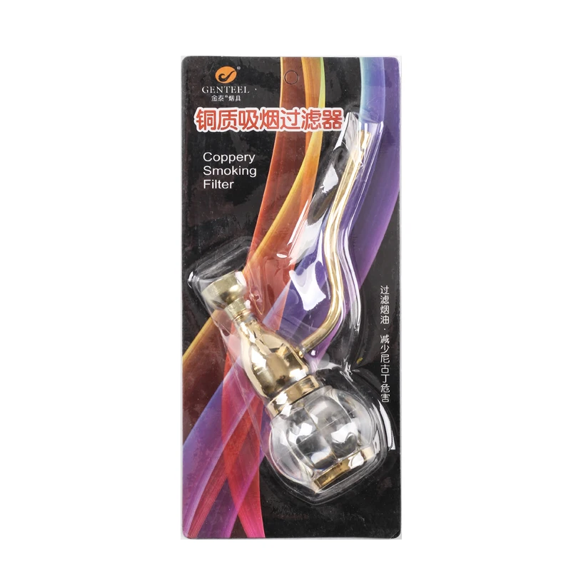Новинка 1 шт. курительная водопроводная труба медный держатель для здоровых