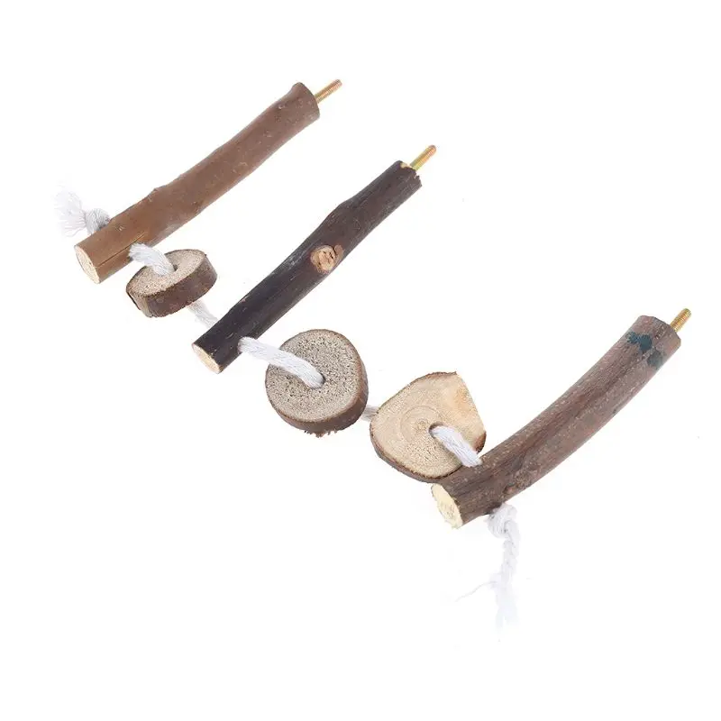 Игрушка для домашних животных W0YF подставка попугаев кокатиков клетка лестница