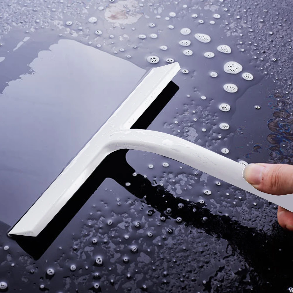 

Shower Squeegee Silicone Window Squeegee Silicone Glass Window Wiper Scraper Cleaner with Hook Cleaning Glass Mirror Clening