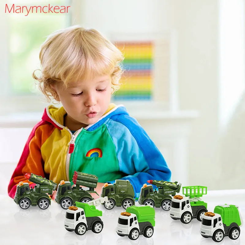 4 шт./компл. Diecasts автомобиль сплав модель автомобиля мини детский игрушка военный