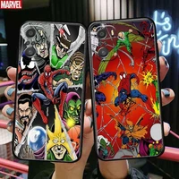 comic spiderman phone case for xiaomi redmi 11 lite pro ultra 10 9 8 mix 4 fold 10t black cover silicone back prett