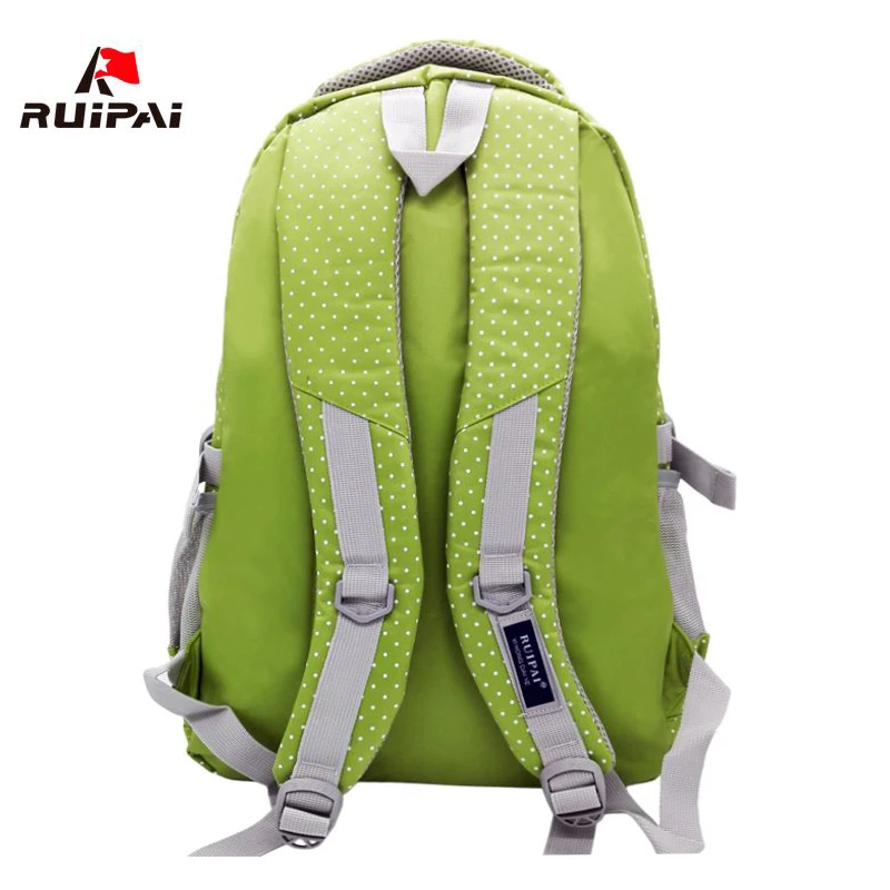 Нейлоновые женские школьные ранцы RUIPAI ортопедический рюкзак для девочек и